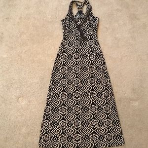 Enfocus Studio black floral maxi dress, 6
